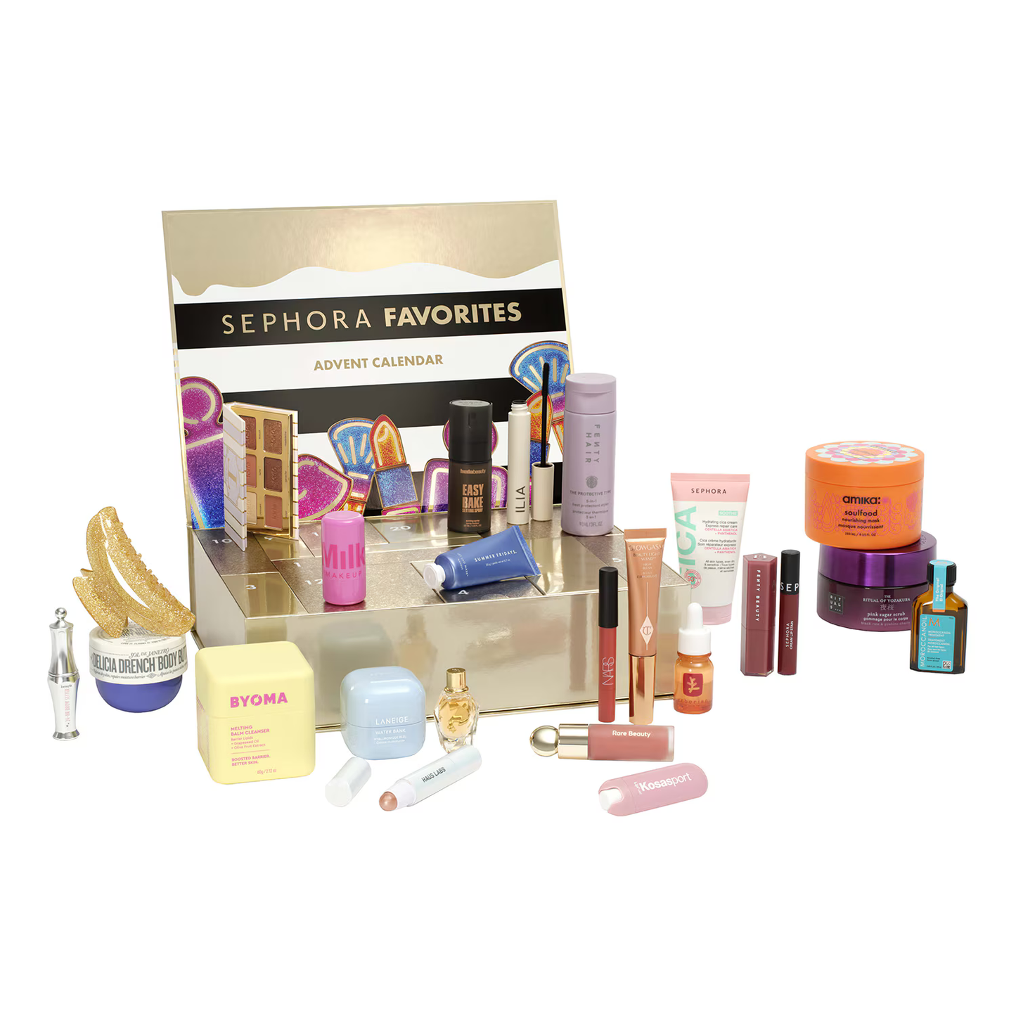 Calendrier de l'Avent - 24 produits Maquillage, Soin, Capillaire et Parfum