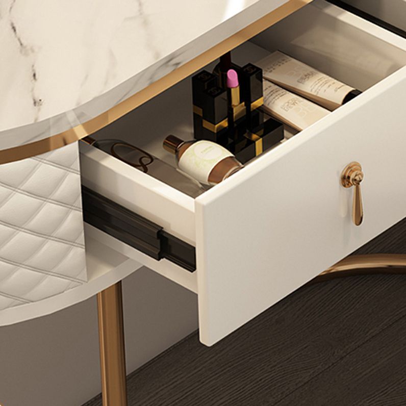 Coiffeuse Moderne avec Miroir & Rangements Intelligents