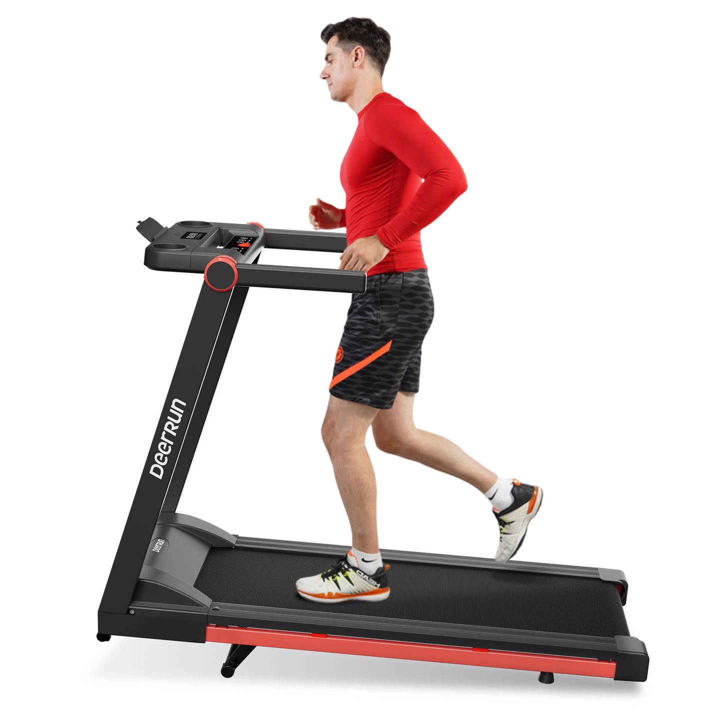 Tapis de course pliable avec inclinaison de 6 % |Capacité de charge de 158 kg, jusqu'à 16 km/h