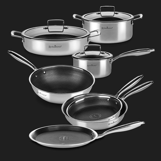 HexaPRO™ – Le Set de Casseroles 10 Pièces - Robustesse & Élégance