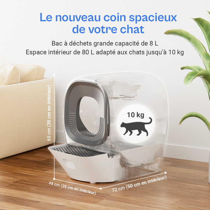 La première litière auto-nettoyante – Lalahome