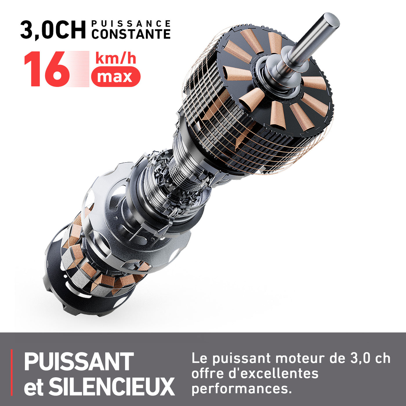 Tapis de course pliable avec inclinaison de 6 % |Capacité de charge de 158 kg, jusqu'à 16 km/h