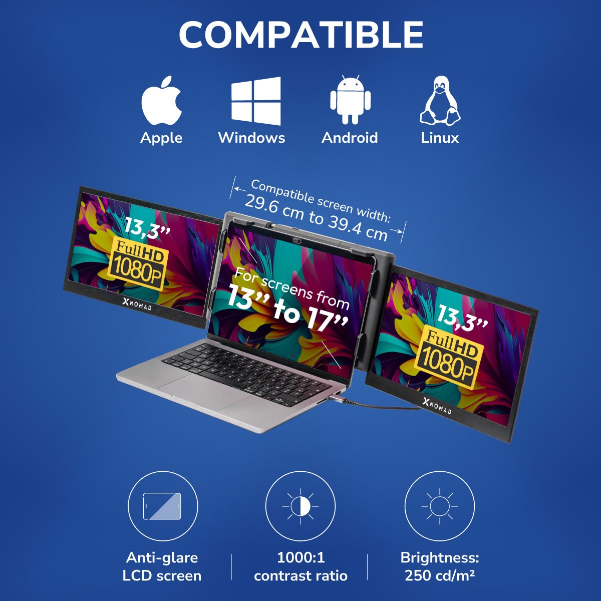 X3 Pro® Triple écran
