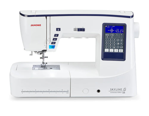 Machine à Coudre Électronique Janome Skyline S5 Edition Anniversaire