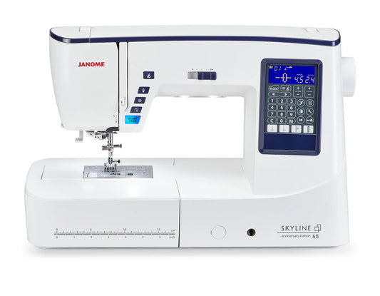 Machine à Coudre Électronique Janome Skyline S5 Edition Anniversaire