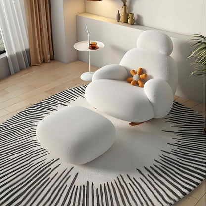 Fauteuil de salon moderne et moelleux
