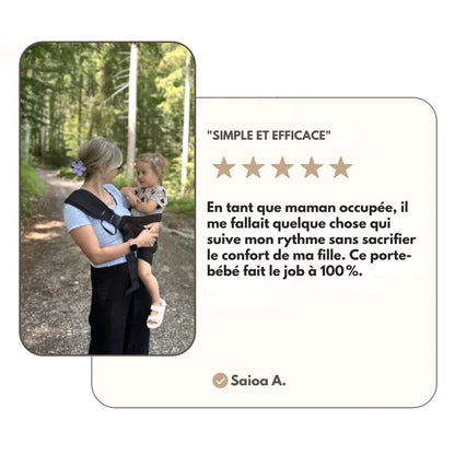 Lot de 2 porte-bébés 1+1 OFFERT