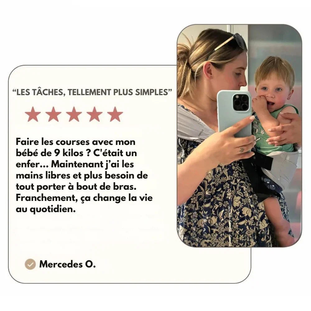 Lot de 2 porte-bébés 1+1 OFFERT