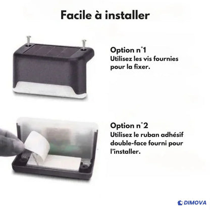 Lampe d’extérieur à énergie solaire