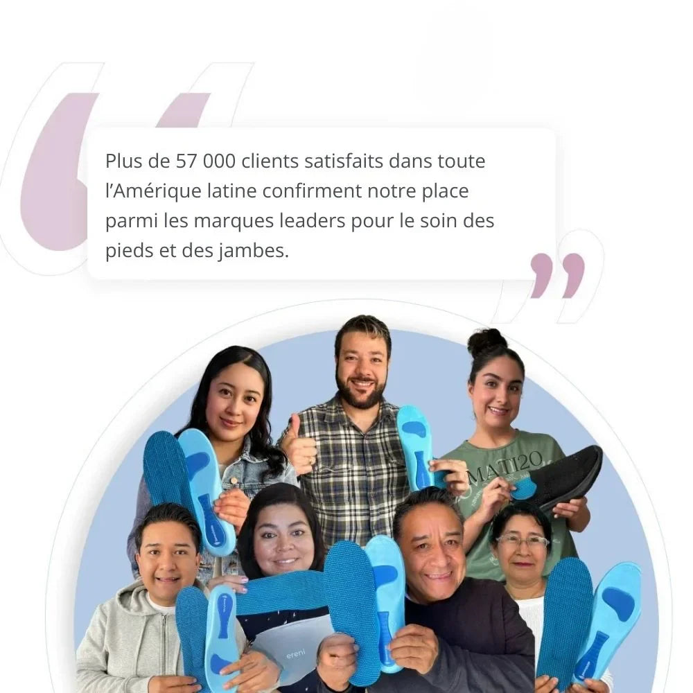 Semelles Confort+™ – Profitez de journées sans douleur