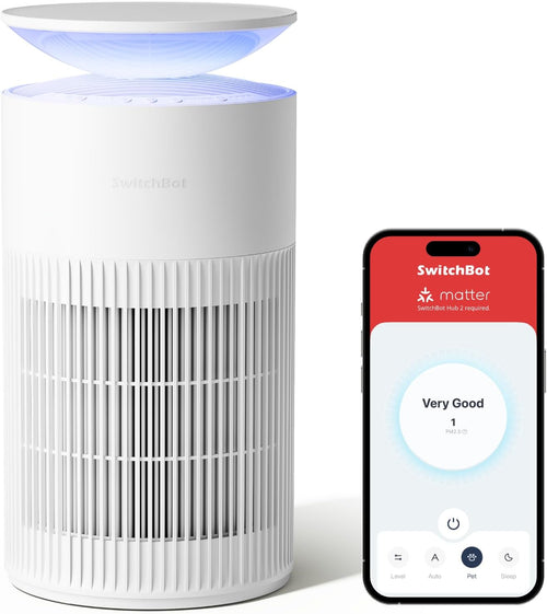 SwitchBot Purificateur D'air Avec Application Et Veilleuse