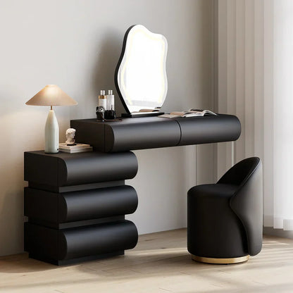 Ensemble table de maquillage en cuir Humply