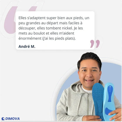 Semelles Confort+™ – Profitez de journées sans douleur