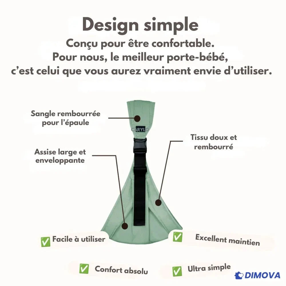 Lot de 2 porte-bébés 1+1 OFFERT
