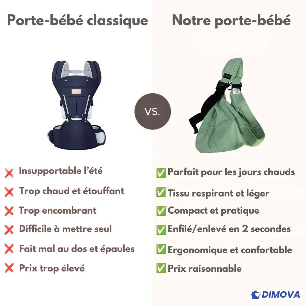 Lot de 2 porte-bébés 1+1 OFFERT
