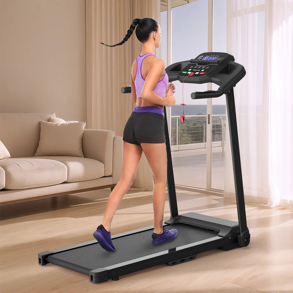 Tapis de course pliable