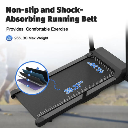 Tapis de course pliable