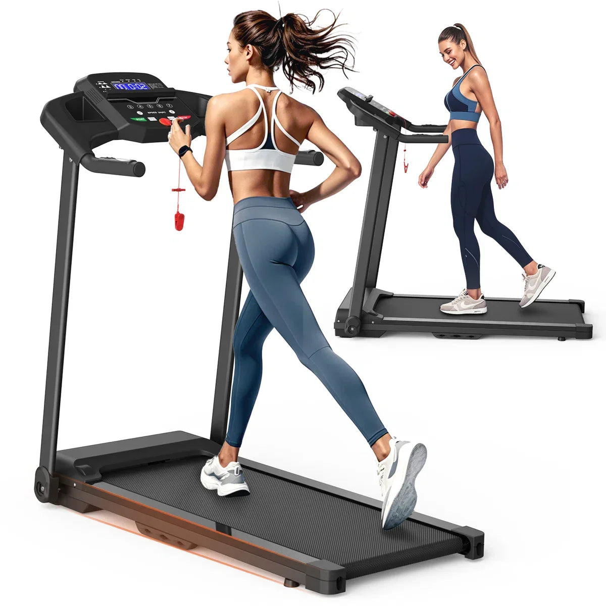 Tapis de course pliable