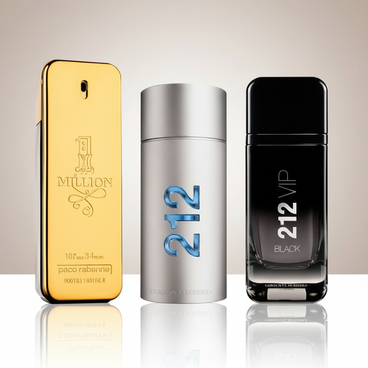 Coffret Charme Urbain – 1 Million, 212 MEN et 212 Black [100 ml]