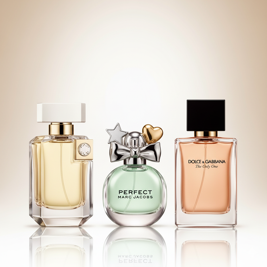 Coffret Raffinement Absolu – Signature Absolue de Montblanc, The Only One de Dolce & Gabbana et Perfect de Marc Jacobs [100 ml]