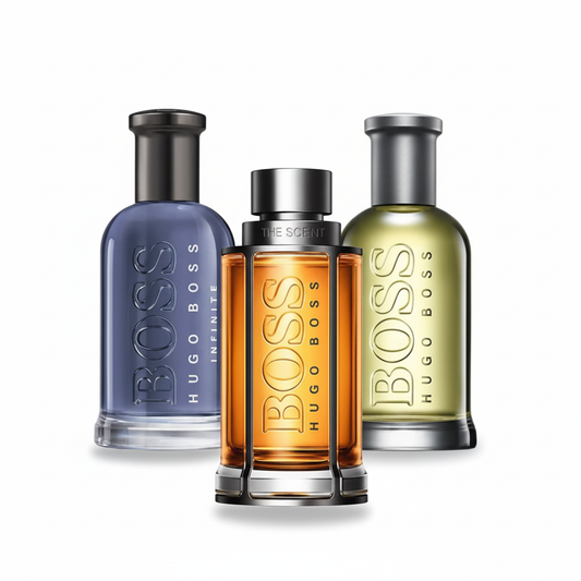 Coffret Élégance Moderne – Boss Bottled Infinite, Boss The Scent et Boss Bottled [100 ml]