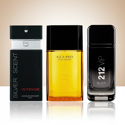 Coffret Mystère Nocturne – Silver Scent, Azzaro et 212 Black [100 ml]