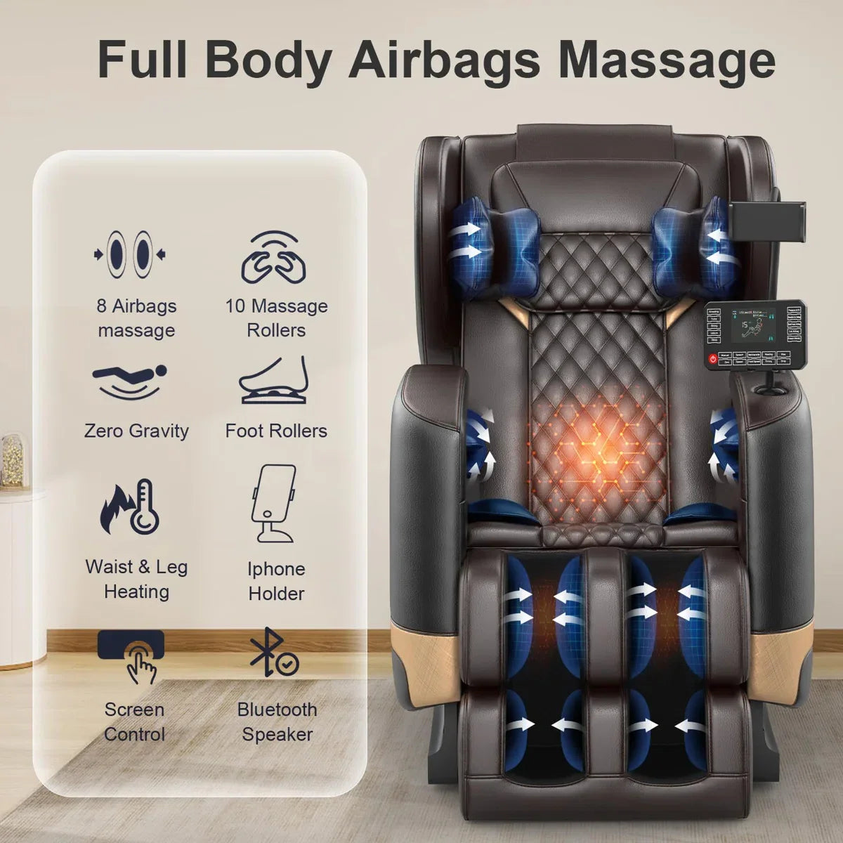 Fauteuil de massage Zéro Gravité