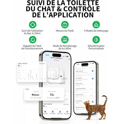 Robot litière automatique pour chat