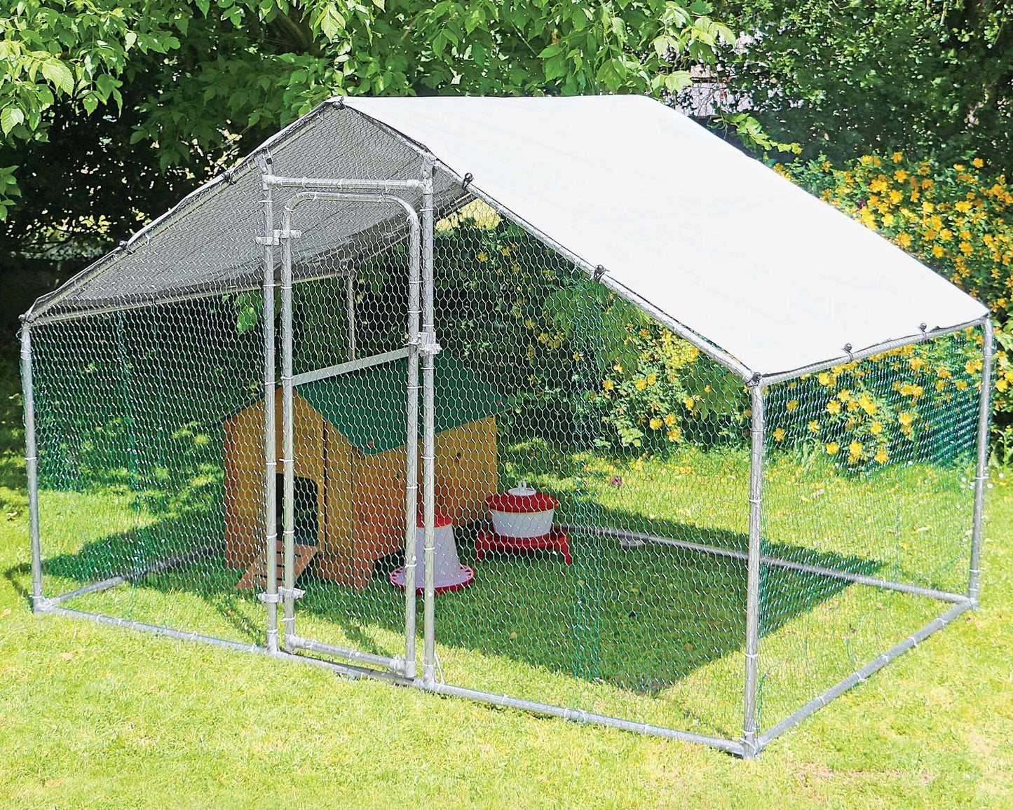 Enclos de protection volailles - 18 m² | 3 x 6 x 1,95 m