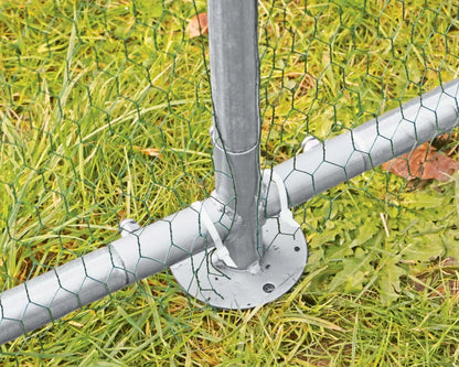 Enclos de protection volailles - 18 m² | 3 x 6 x 1,95 m