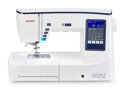 Machine à Coudre Électronique Janome Skyline S5 Edition Anniversaire