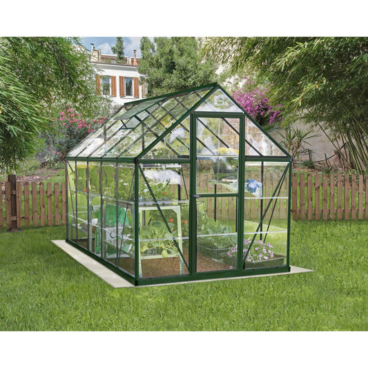 Serre de jardin en alu et polycarbonate 5,7m²